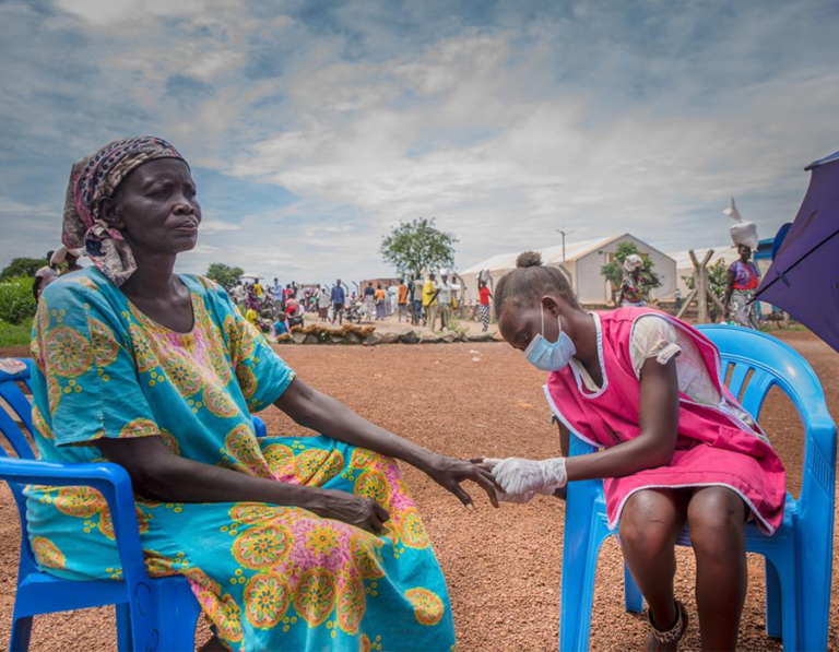 ASHARI CHW Extending testing services to the community in the refugee camp in Northern Uganda