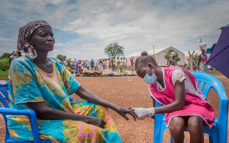 ASHARI CHW Extending testing services to the community in the refugee camp in Northern Uganda